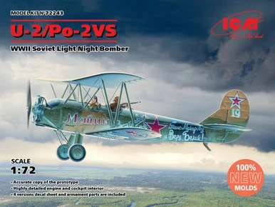 1/72 ICM U-2/Po-2VS, WWII Soviet Light Night Bomber