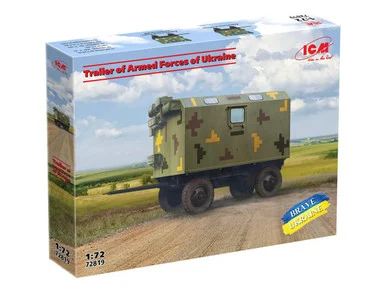1/72 ICM Models Trailer of Armed Forces of Ukraine Plastic Model