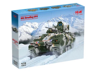 1/72 ICM Models M2 Bradley, US Infantry Fighting Vehicle Plastic Model Kit
