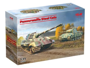 1/35 ICM Panzerwaffe Steel Cats Plastic Model Kit - ICM Models
