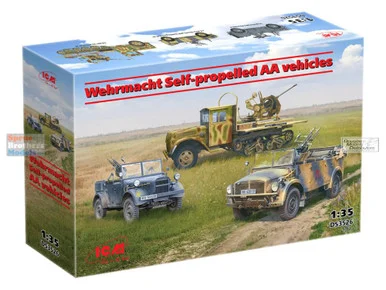 ICMDS3526 1:35 ICM Wehrmacht Self-Propelled AA Vehicles