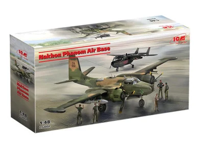 1/48 ICM Nakhon Phanom Air Base (B-26K Counter Invader) Plastic Model Kit
