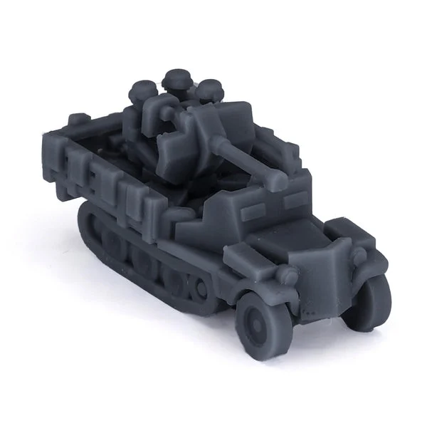 Sd.Kfz. 10 ausf B with Side Armor Folded - Bergman