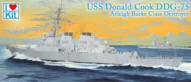1/200 iLoveKit USS Donald Cook DDG-75 Arleigh Burke -Plastic Model Kit