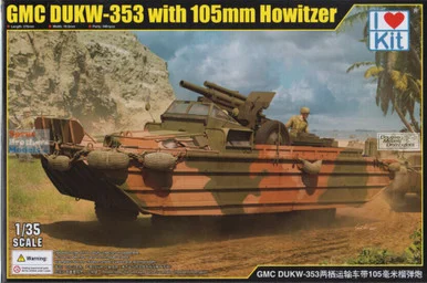 ILK63540 1:35 I Love Kit GMC DUKW-353 with 105mm Howitzer