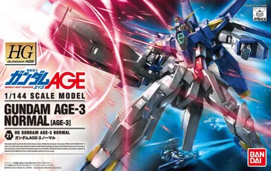Bandai 5057386 #21 AGE-3 Normal Gundam AGE HG 1/144 Scale Model Kit