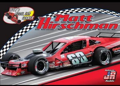 Wes's Model Car Corner WMCC #10060 Matt Hirschman Asphalt Racing Modified Race Car 1/25 Scale Model Kit - Wes's Model Cars