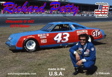Salvinos JR Models RPO1979D Richard Petty 1979 #43 Oldsmobile 1/25 Scale Model Kit
