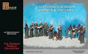 California Mission Padres & Indians 1/48 Scale Model Kit - Pegasus Hobbies