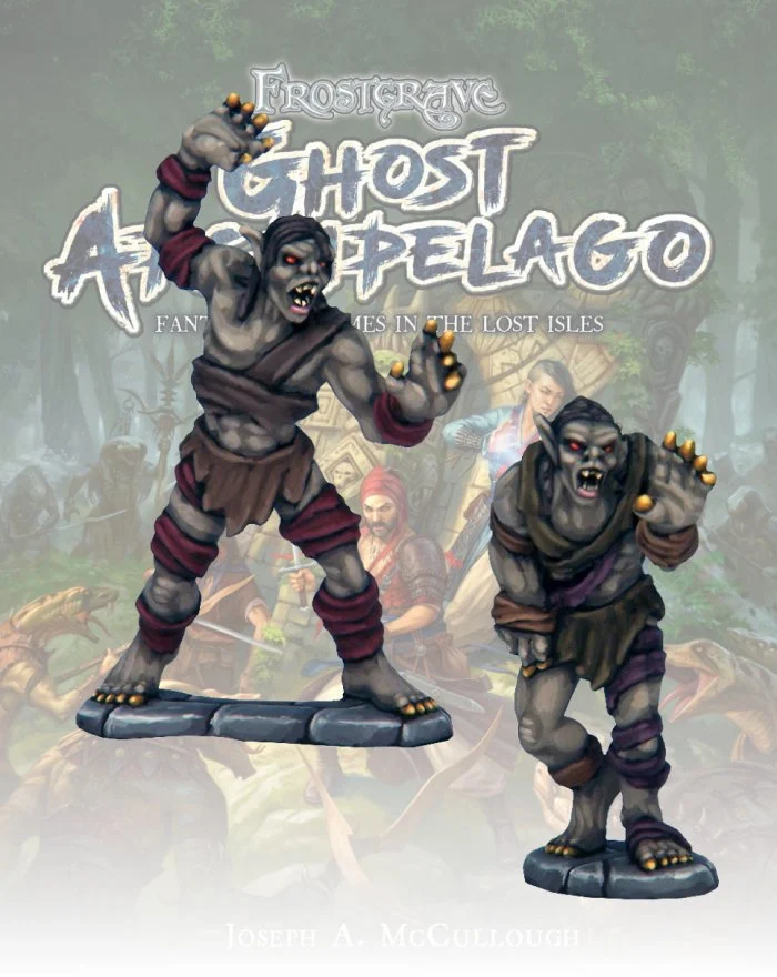 Frostgrave Ghost Archipelago Ghouls, 28 mm Scale Model Metal Figure - North Star Military Figures