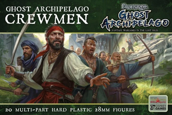 Frostgrave Ghost Archipelago Crewmen, 28 mm Scale Model Plastic Figures - North Star Military Figures