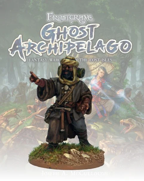 Frostgrave Ghost Archipelago Earth Warden, 28 mm Scale Model Metal Figure - North Star Military Figures