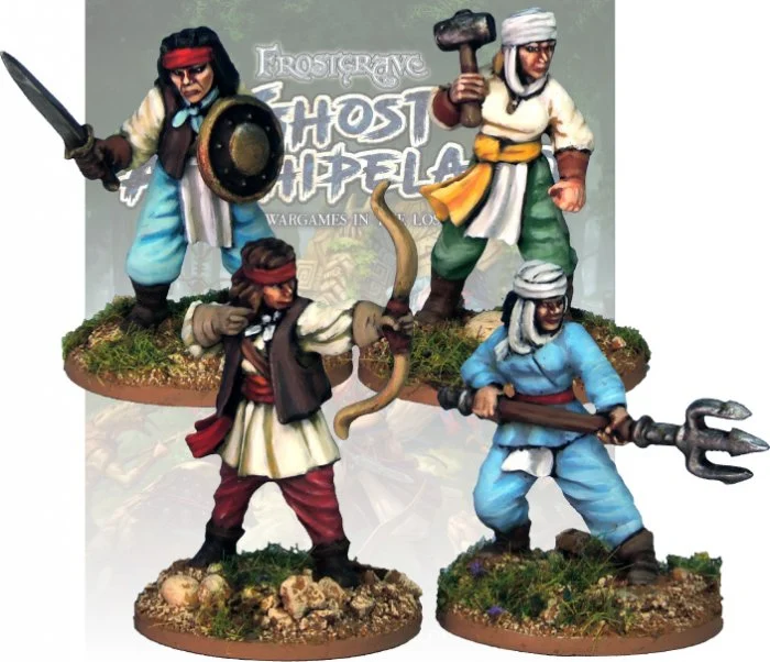 Frostgrave Ghost Archipelago Female Crew, 28 mm Scale Model Metal Figure - North Star Military Figures