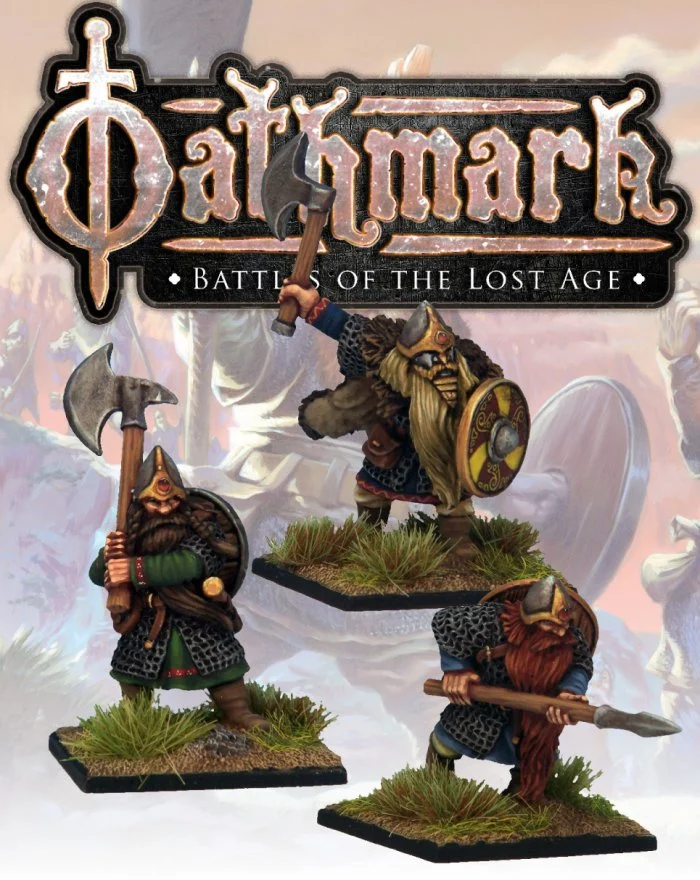 Oathmark Dwarf Champions, 28 mm Scale Metal Figures - North Star Military Figures