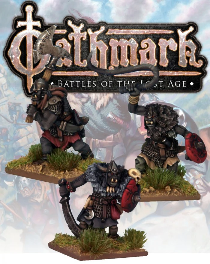 Oathmark Goblin Champions, 28 mm Scale Metal Figures - North Star Military Figures