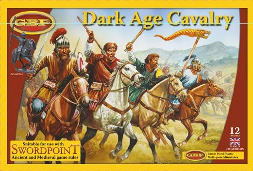 Dark Age Cavalry, 28 mm Scale Model Plastic Figures - Gripping Beast