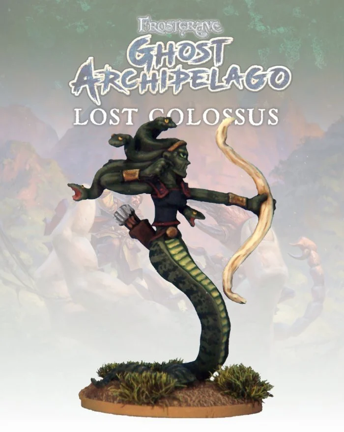 Frostgrave Ghost Archipelago Gorgon, 28 mm Scale Model Metal Figure - North Star Military Figures