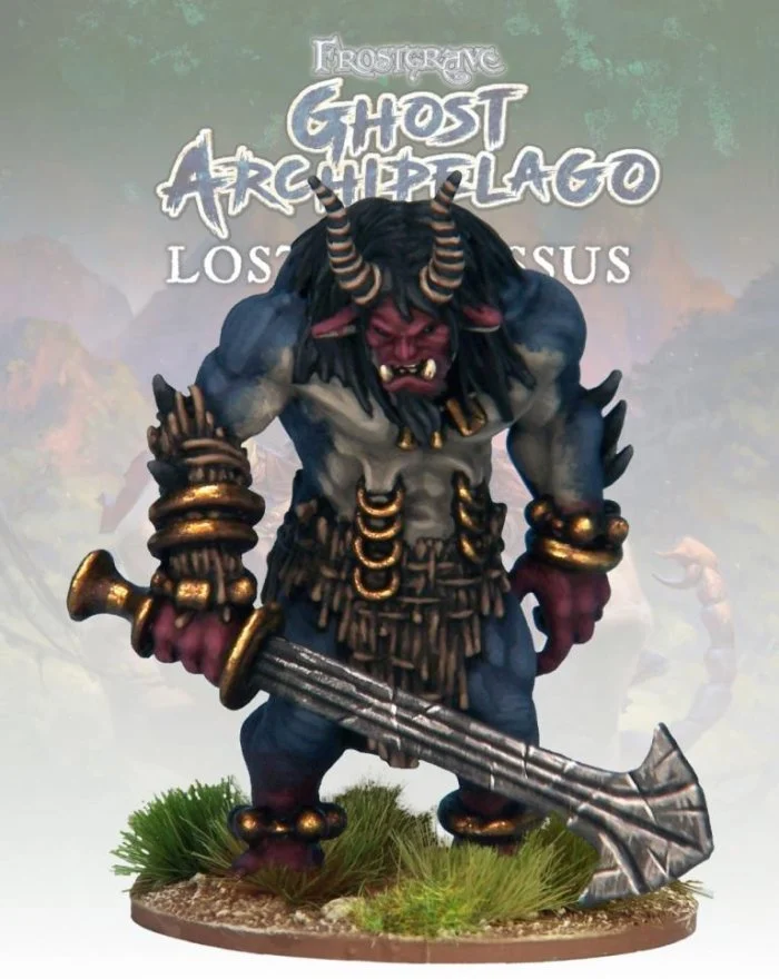Frostgrave Ghost Archipelago Ancient Guardian, 28 mm Scale Model Metal Figure - North Star Military Figures