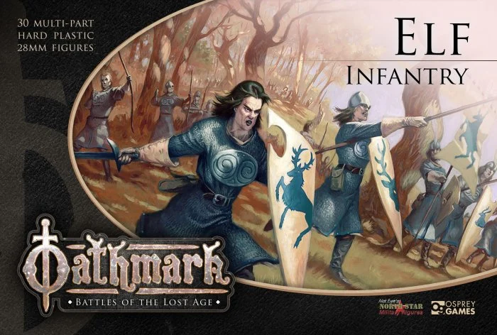 Oathmark Elf Infantry, 28 mm Scale Model Plastic Figures - North Star Military Figures