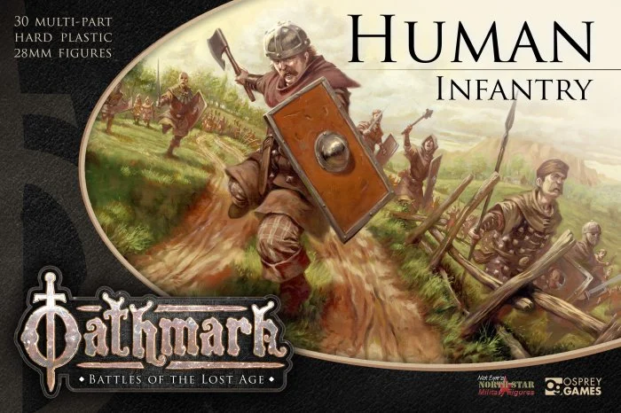 Oathmark Human Infantry, 28 mm Scale Model Plastic Figures - North Star Military Figures