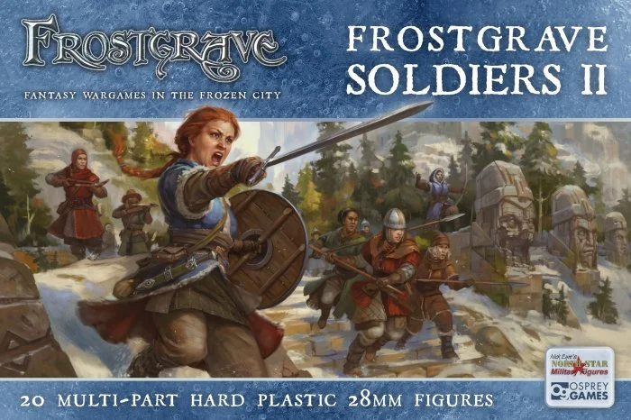 Frostgrave Soldiers II, 28 mm Scale Model Plastic Figures - North Star Military Figures