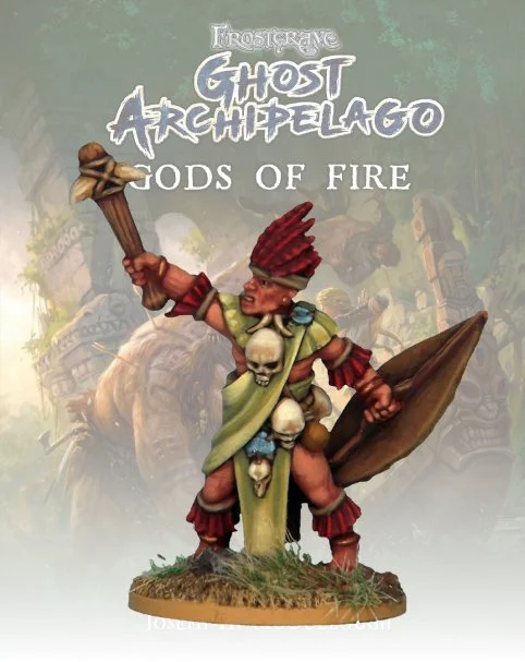 Frostgrave Ghost Archipelago Tribal Heritor I, 28 mm Scale Model Metal Figure - North Star Military Figures