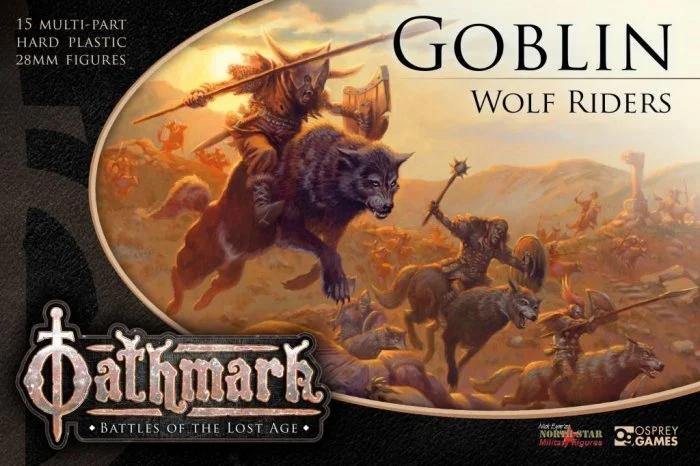 Oathmark Goblin Wolf Riders, 28 mm Scale Model Plastic Figures - North Star Military Figures