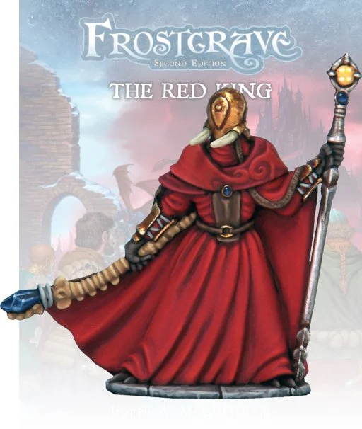 Frostgrave Herald of the Red King, 28 mm Scale Model Metal Figure - North Star Military Figures