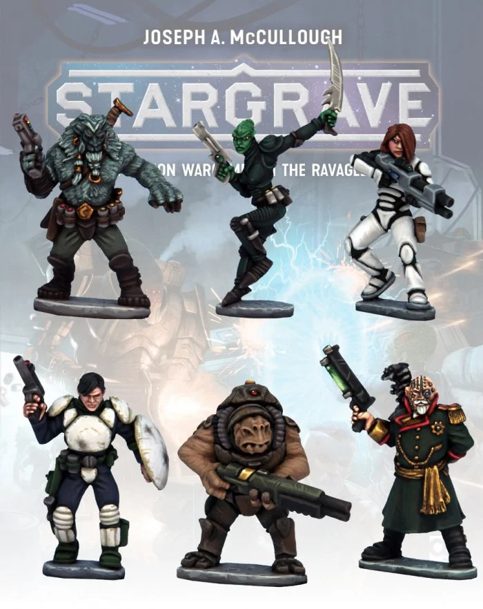 Stargrave Old Rouges, 28 mm Scale Model Metal Figures - North Star Military Figures
