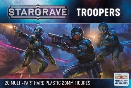Stargrave Troopers, 28 mm Scale Model Plastic Figures - North Star Military Figures