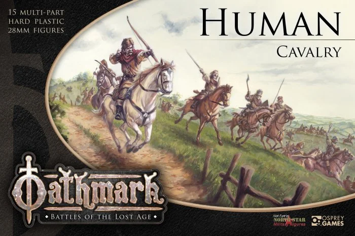 Oathmark Human Cavalry, 28 mm Scale Model Plastic Figures - North Star Military Figures