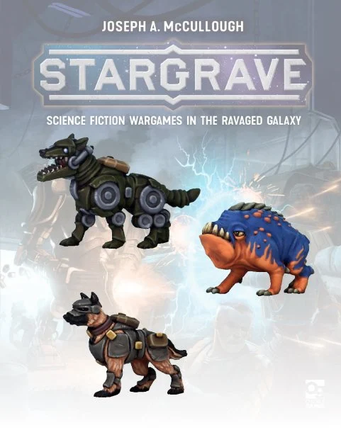 Stargrave Specialist Soldiers: Guard Dogs, 28 mm Scale Model Metal Figures - North Star Military Figures