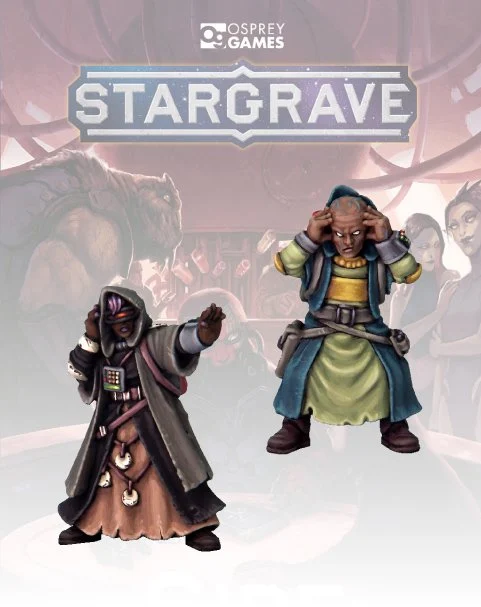 Stargrave Psionicists II, 28 mm Scale Model Metal Figures - North Star Military Figures