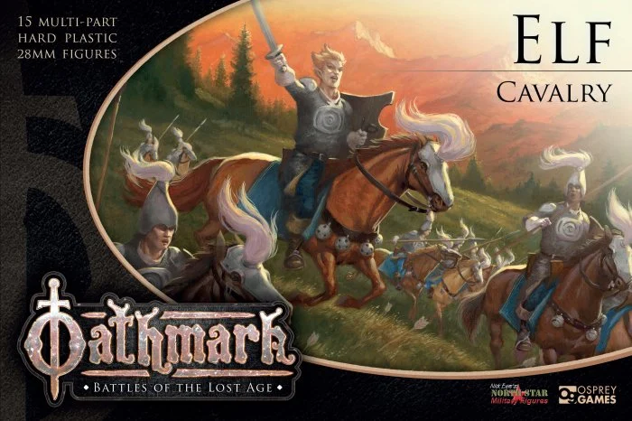 Oathmark Elf Cavalry, 28 mm Scale Model Plastic Figures - North Star Military Figures