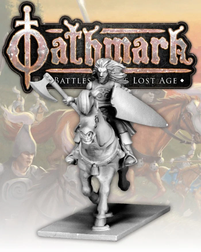 Oathmark Elf Mounted Champion 28 mm Scale Metal Figure - North Star Military Figures