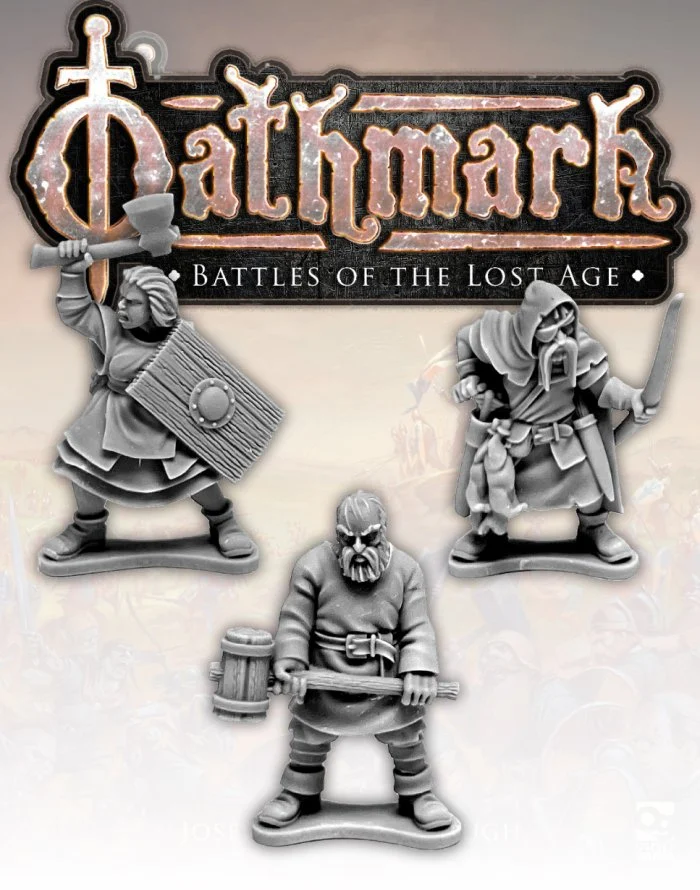 Oathmark Human Light Infantry Champions, 28 mm Scale Metal Figures - North Star Military Figures