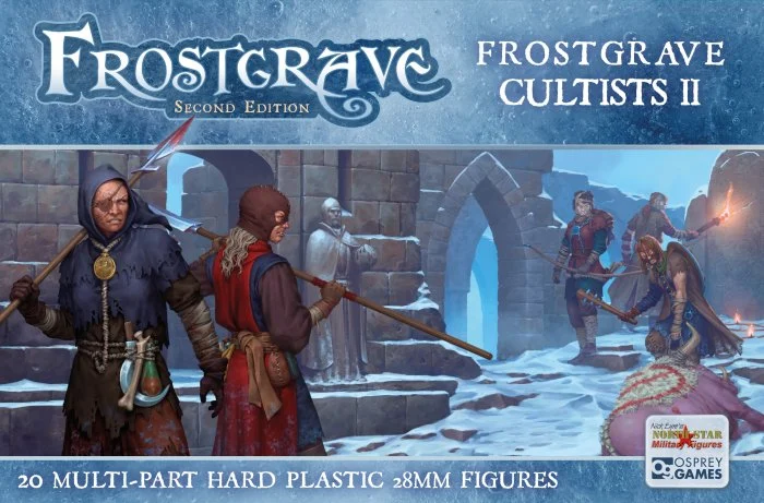 Frostgrave Cultists II, 28 mm Scale Model Plastic Figures - North Star Military Figures