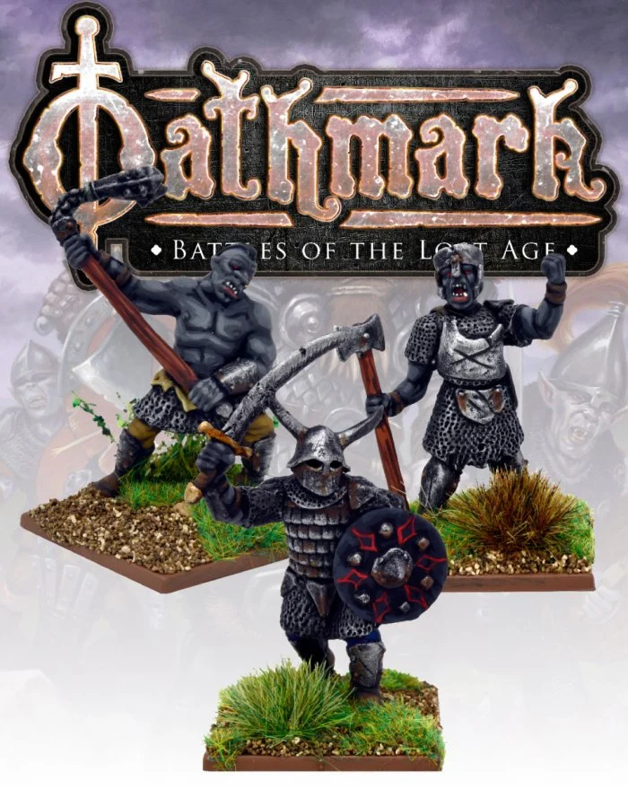 Oathmark Orc Champions II, 28 mm Scale Metal Figures - North Star Military Figures