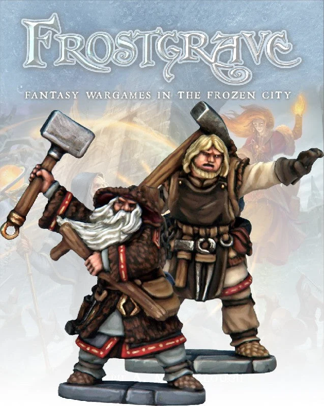 Frostgrave Enchanter & Apprentice, 28 mm Scale Model Metal Figures - North Star Military Figures