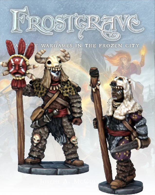 Frostgrave Witch & Apprentice, 28 mm Scale Model Metal Figures - North Star Military Figures