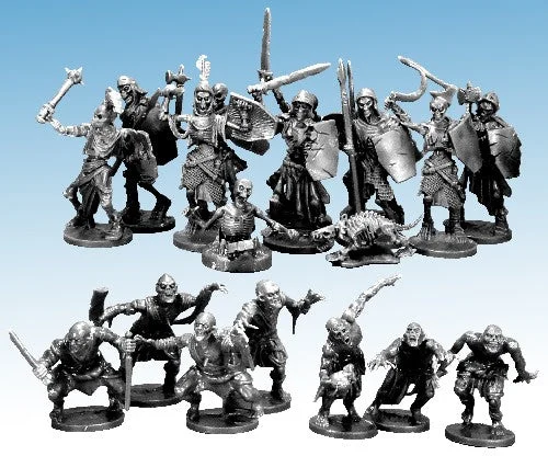 Frostgrave Undead Encounters, 28 mm Scale Model Plastic Figures - North Star Military Figures