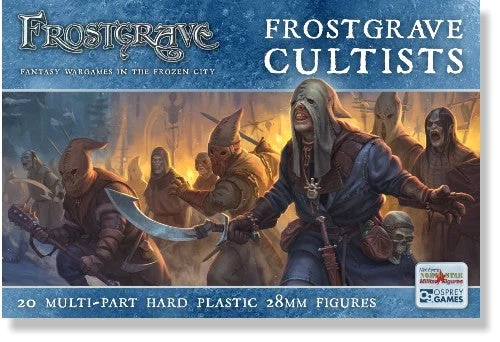 Frostgrave Cultists, 28 mm Scale Model Plastic Figures - North Star Military Figures