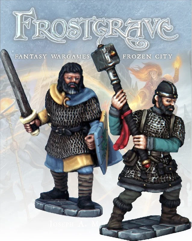 Frostgrave Knight & Templar II, 28 mm Scale Model Metal Figures - North Star Military Figures
