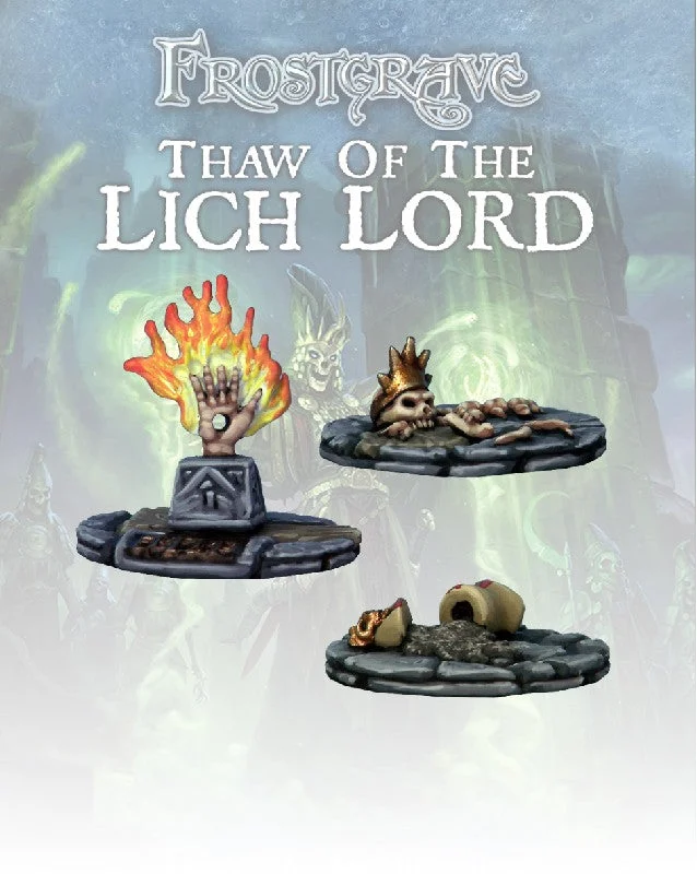 Frostgrave Lich Lard Treasure Tokens, 28 mm Scale Model - North Star Military Figures