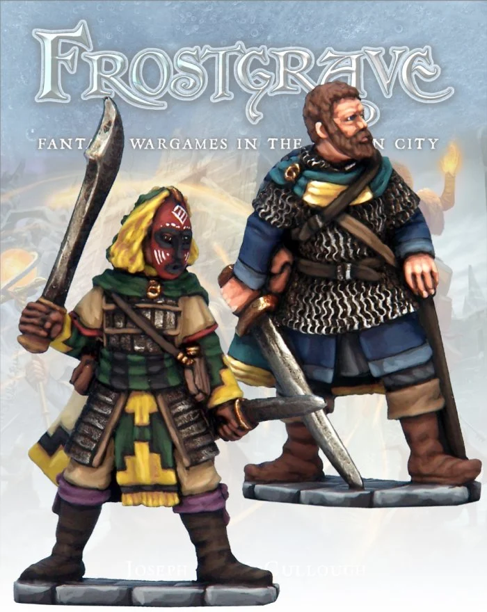 Frostgrave Captains II, 28 mm Scale Model Metal Figures - North Star Military Figures