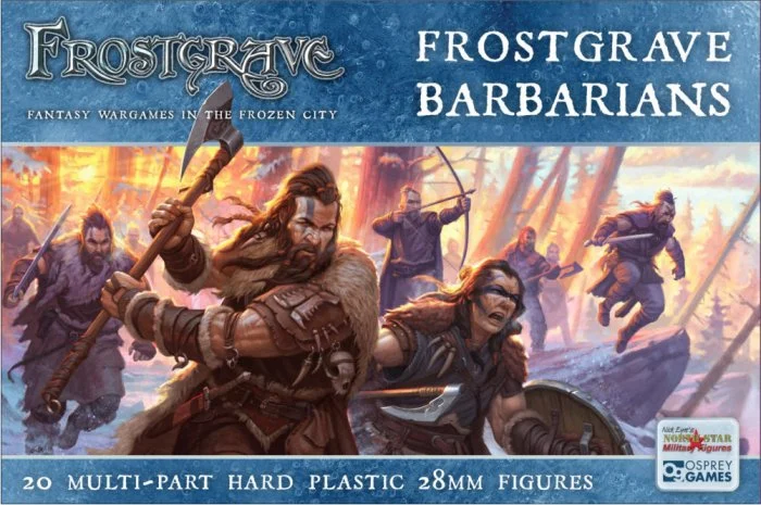 Frostgrave Barbarians, 28 mm Scale Model Plastic Figures - North Star Military Figures