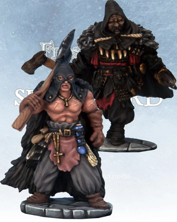 Frostgrave Cultist Captains, 28 mm Scale Model Metal Figures - North Star Military Figures
