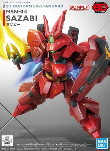 Bandai 5060929 SD EX-Standard #17 MSN-04 Sazabi Model Kit