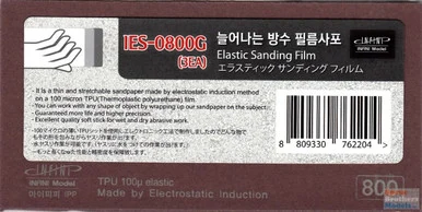 INFIES0800G Infini Model Elastic Sanding Film - 800 Grit (3 pcs)