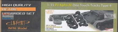 INFIMA35008 1:35 Infini Model Panzer IV One Touch Tracks Type 4 (38cm Wide / After 1942)